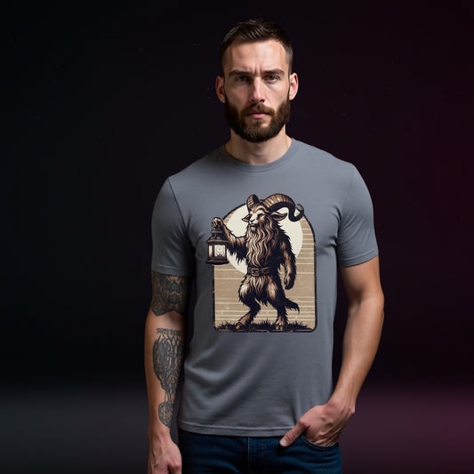 Keeper of the Glade Satyr Tee | Forest Guardian Druidcore Shirt | Mens T-Shirt