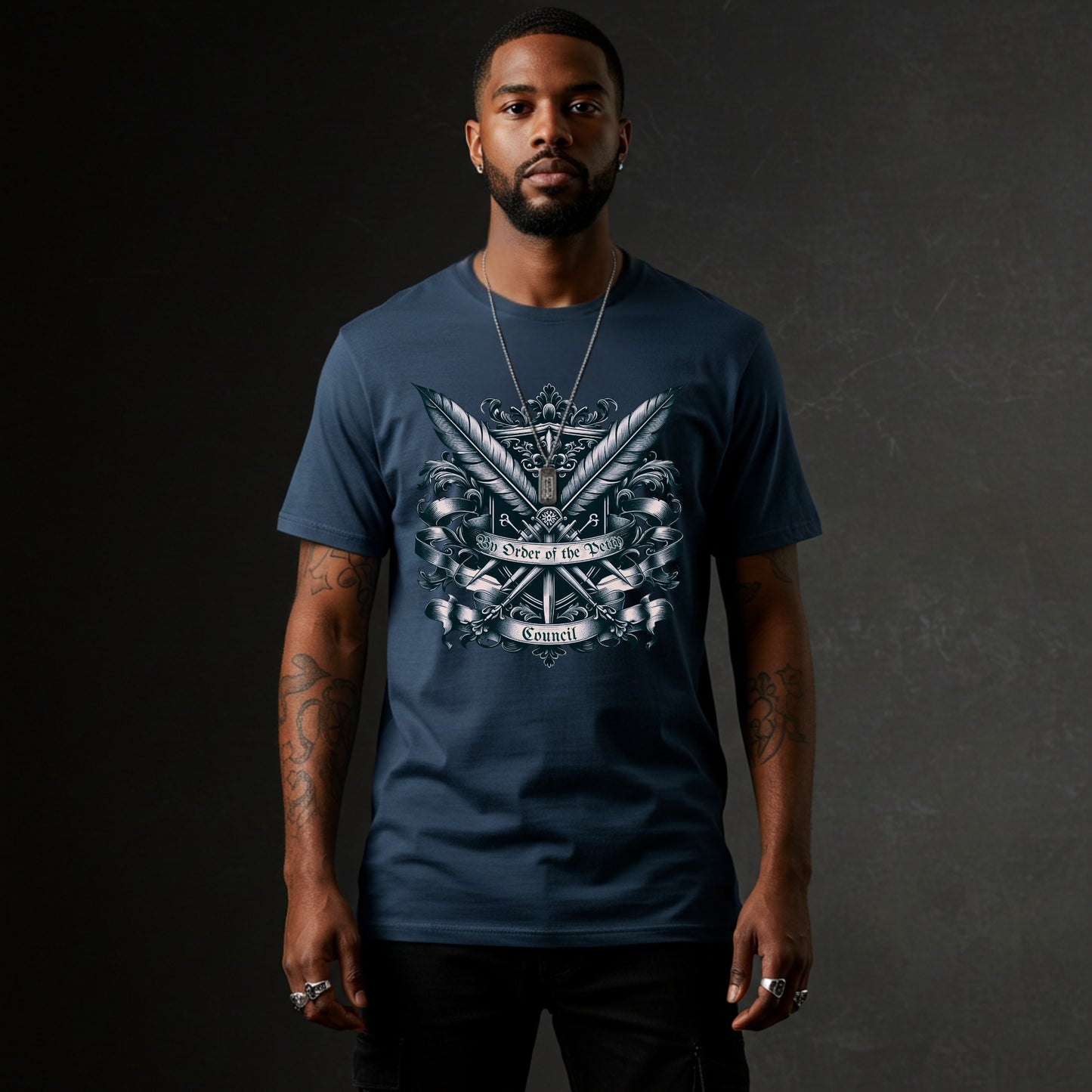 By Order of The Petty Council Tee | Medieval Snarky Crest Shirt | Unisex Gothic Humor Top