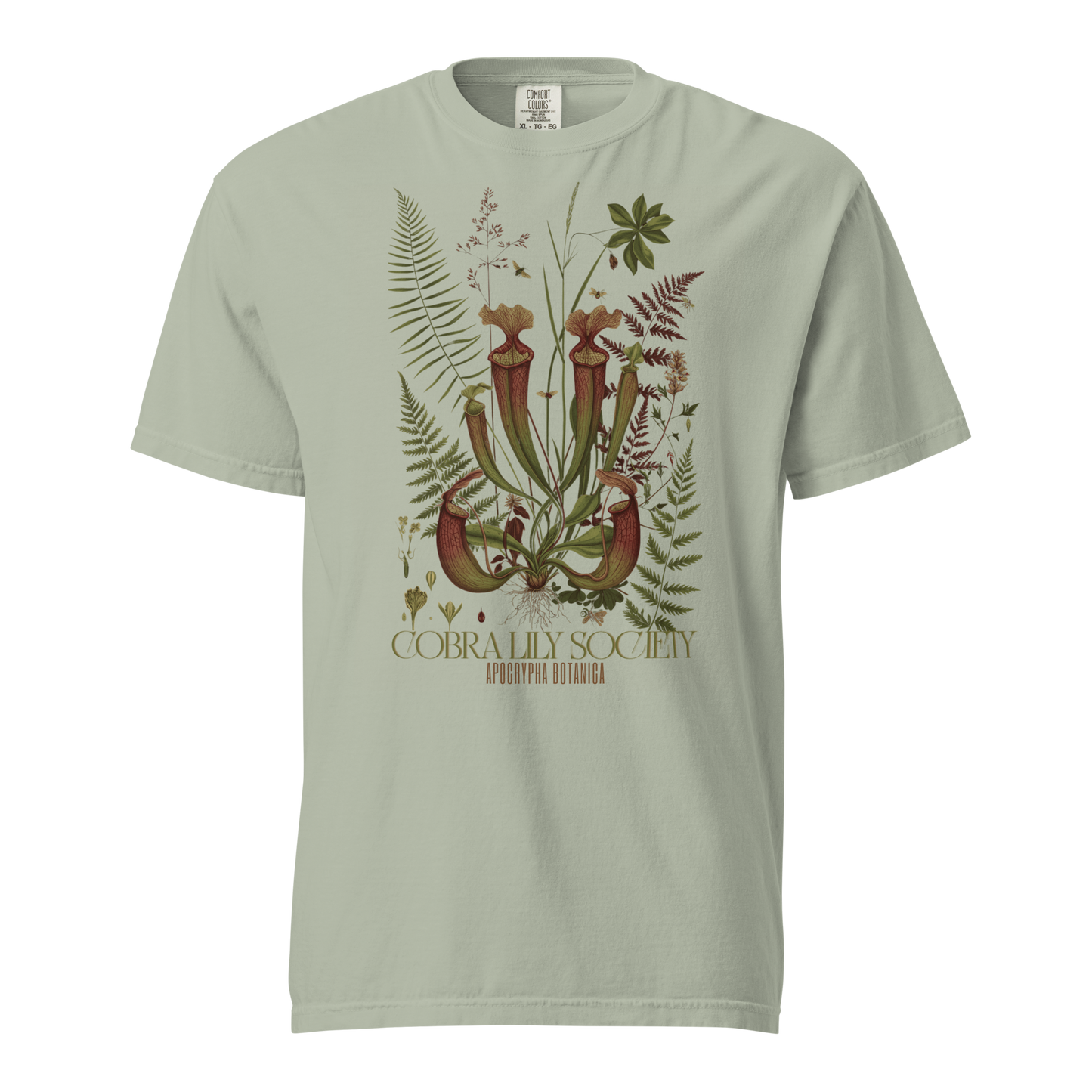 Cobra Lily Society Tee | Carnivorous Plant Botanical Shirt | Nature Gift