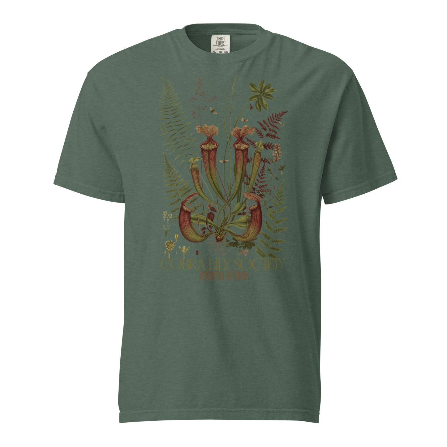 Cobra Lily Society Tee | Carnivorous Plant Botanical Shirt | Nature Gift