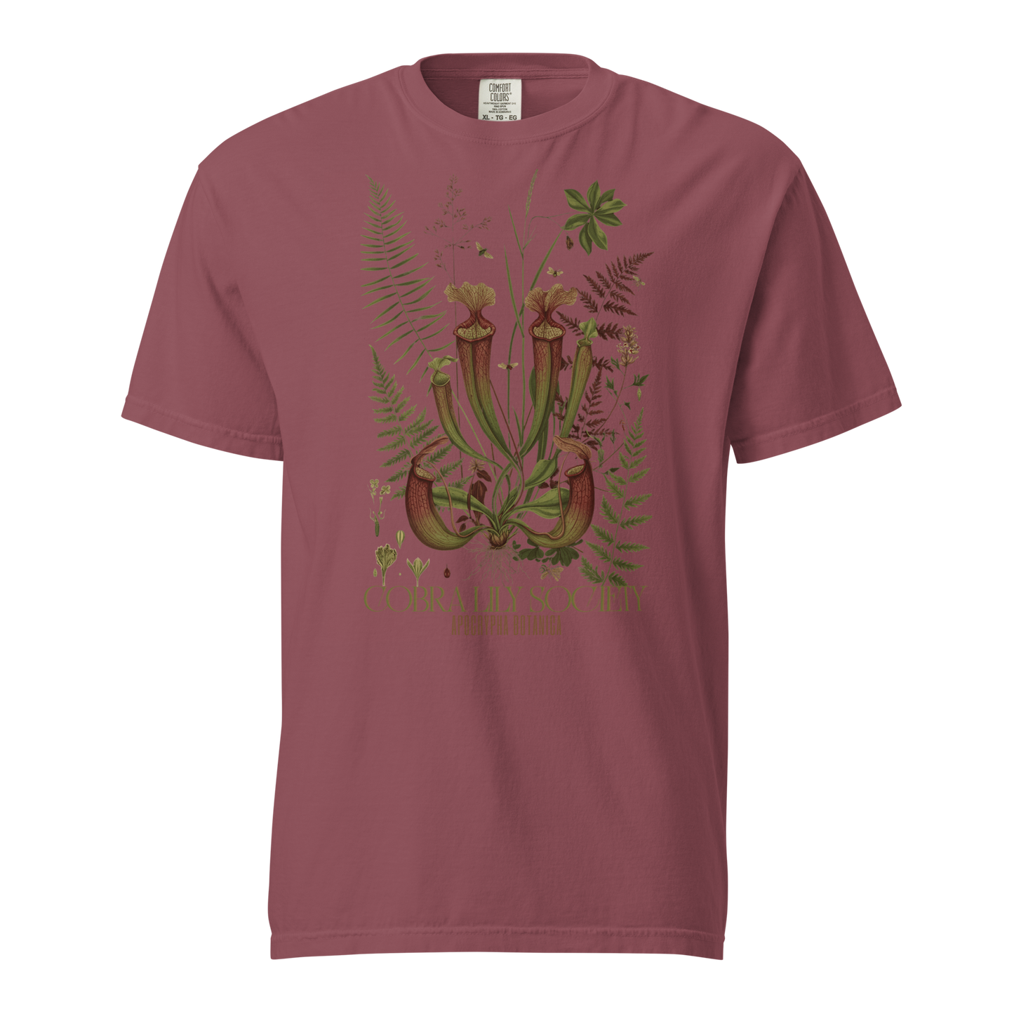Cobra Lily Society Tee | Carnivorous Plant Botanical Shirt | Nature Gift
