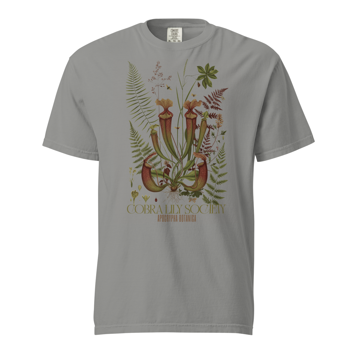 Cobra Lily Society Tee | Carnivorous Plant Botanical Shirt | Nature Gift