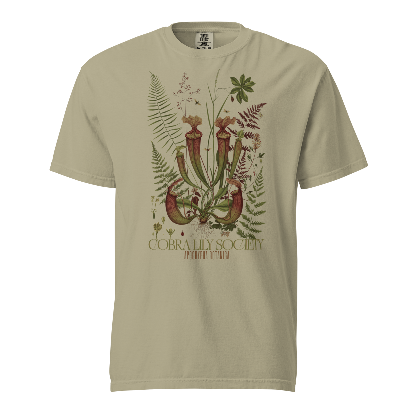 Cobra Lily Society Tee | Carnivorous Plant Botanical Shirt | Nature Gift