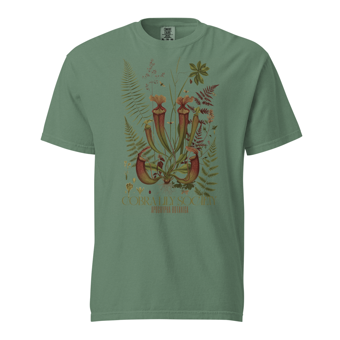 Cobra Lily Society Tee | Carnivorous Plant Botanical Shirt | Nature Gift