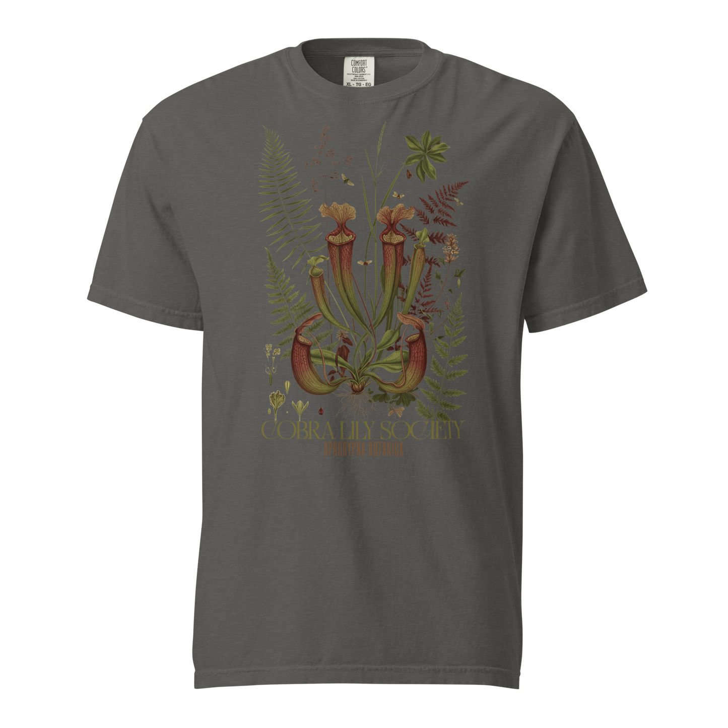 Cobra Lily Society Tee | Carnivorous Plant Botanical Shirt | Nature Gift