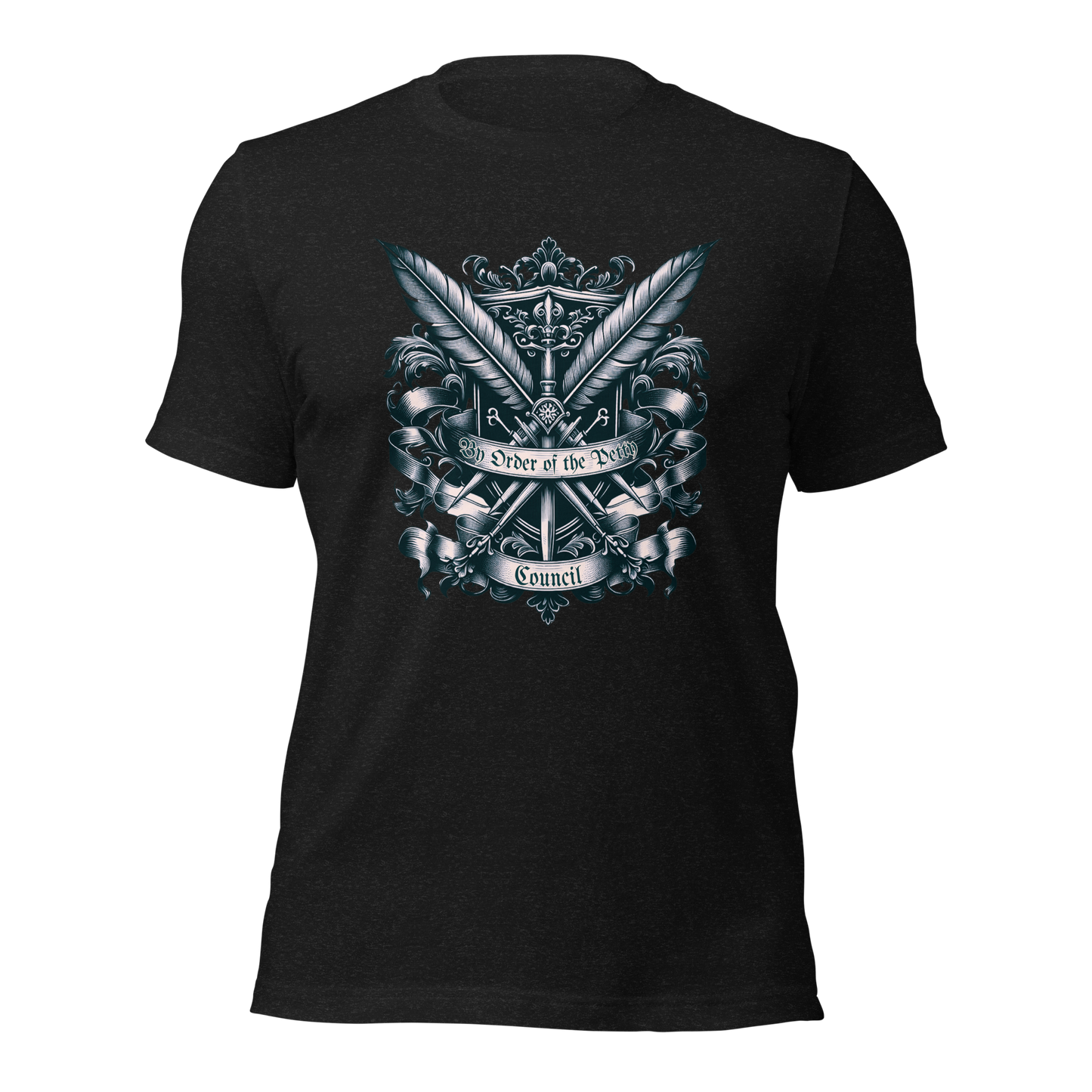 By Order of The Petty Council Tee | Medieval Snarky Crest Shirt | Unisex Gothic Humor Top