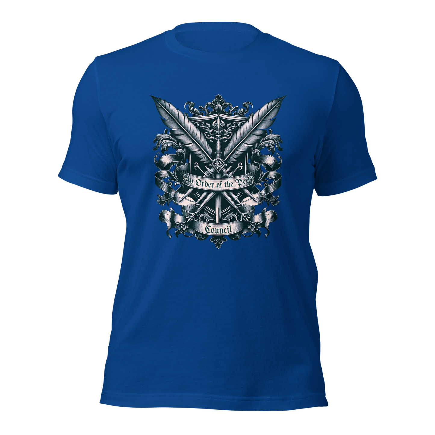 By Order of The Petty Council Tee | Medieval Snarky Crest Shirt | Unisex Gothic Humor Top