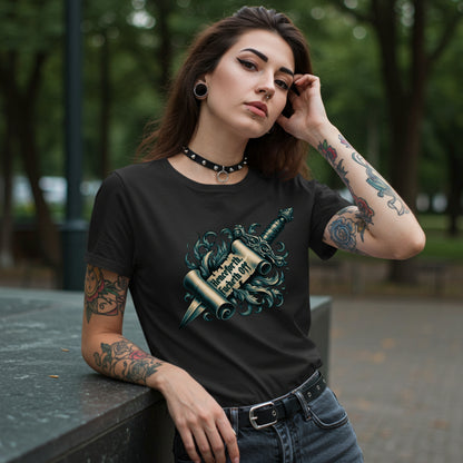 Henceforth Fucketh Off Shirt | Gothic Scroll Renaissance Tee | Sassy Unisex T-Shirt