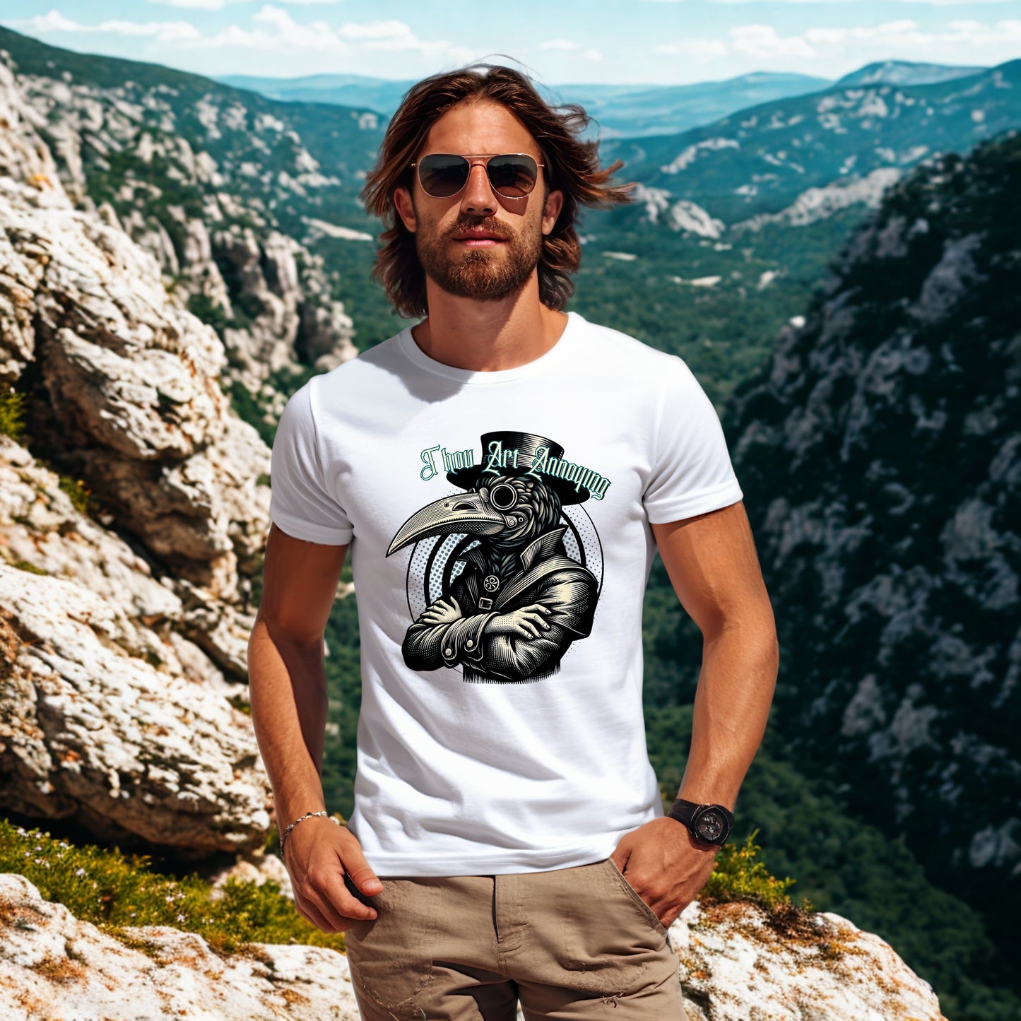 Thou Art Annoying Medieval Creature Shirt | Funny Snarky Tee | Gildan 5000 Unisex Classic T-Shirt | Gothic Vintage Sarcasm