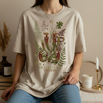 Cobra Lily Society Tee | Carnivorous Plant Botanical Shirt | Nature Gift