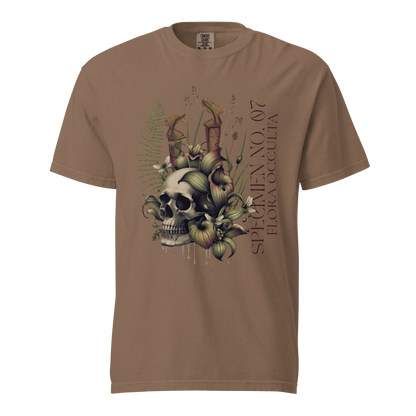Decay’s Throne Shirt | Gothic Botanical Skull & Carnivorous Plant Tee | Unisex  Cotton T-Shirt