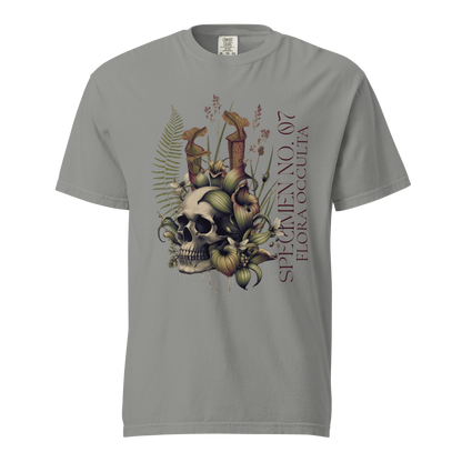 Decay’s Throne Shirt | Gothic Botanical Skull & Carnivorous Plant Tee | Unisex  Cotton T-Shirt