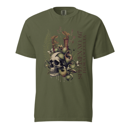 Decay’s Throne Shirt | Gothic Botanical Skull & Carnivorous Plant Tee | Unisex  Cotton T-Shirt