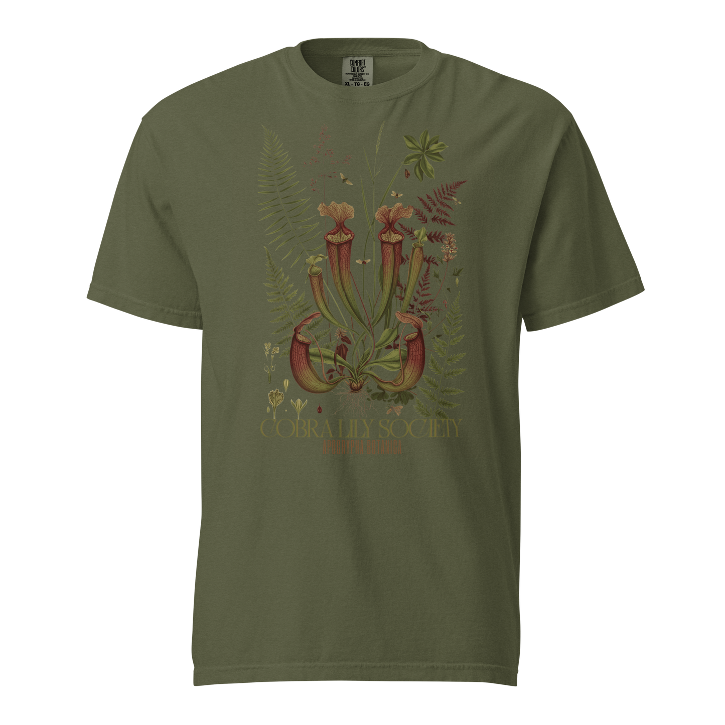 Cobra Lily Society Tee | Carnivorous Plant Botanical Shirt | Nature Gift