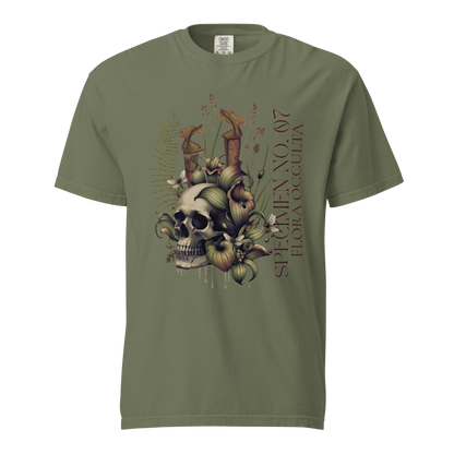 Decay’s Throne Shirt | Gothic Botanical Skull & Carnivorous Plant Tee | Unisex  Cotton T-Shirt