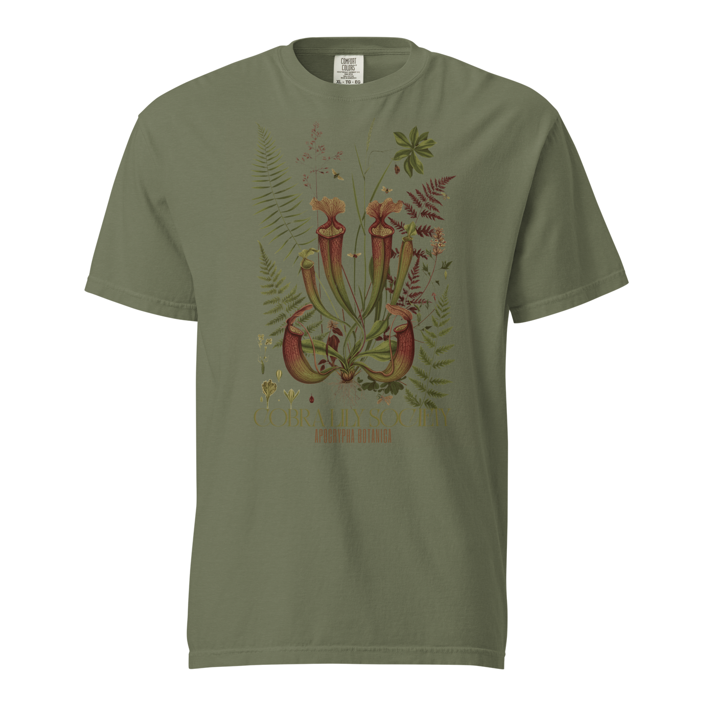 Cobra Lily Society Tee | Carnivorous Plant Botanical Shirt | Nature Gift