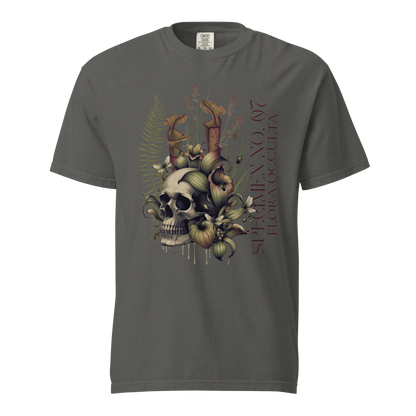 Decay’s Throne Shirt | Gothic Botanical Skull & Carnivorous Plant Tee | Unisex  Cotton T-Shirt
