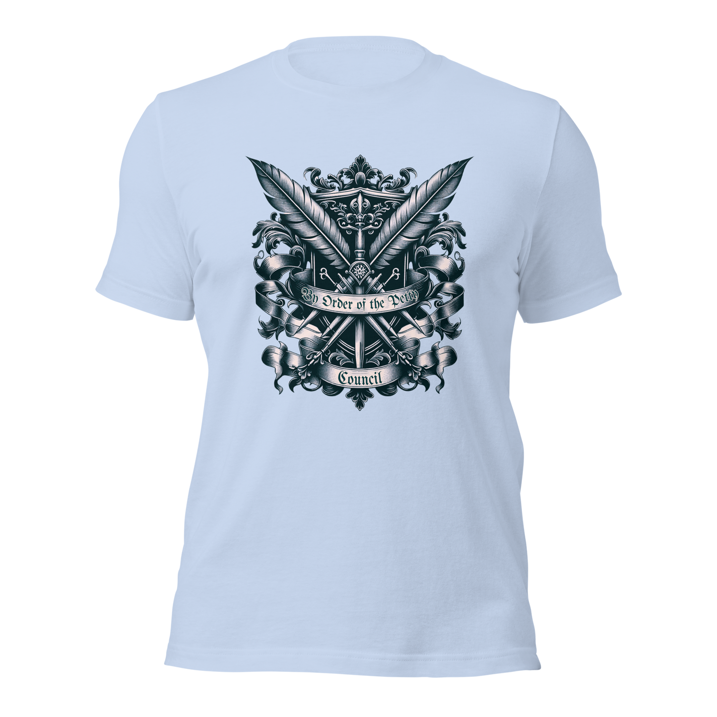 By Order of The Petty Council Tee | Medieval Snarky Crest Shirt | Unisex Gothic Humor Top