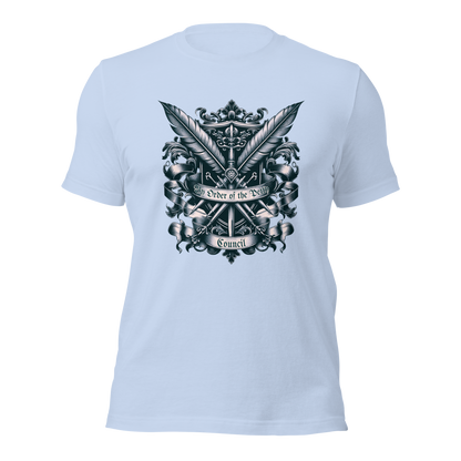 By Order of The Petty Council Tee | Medieval Snarky Crest Shirt | Unisex Gothic Humor Top