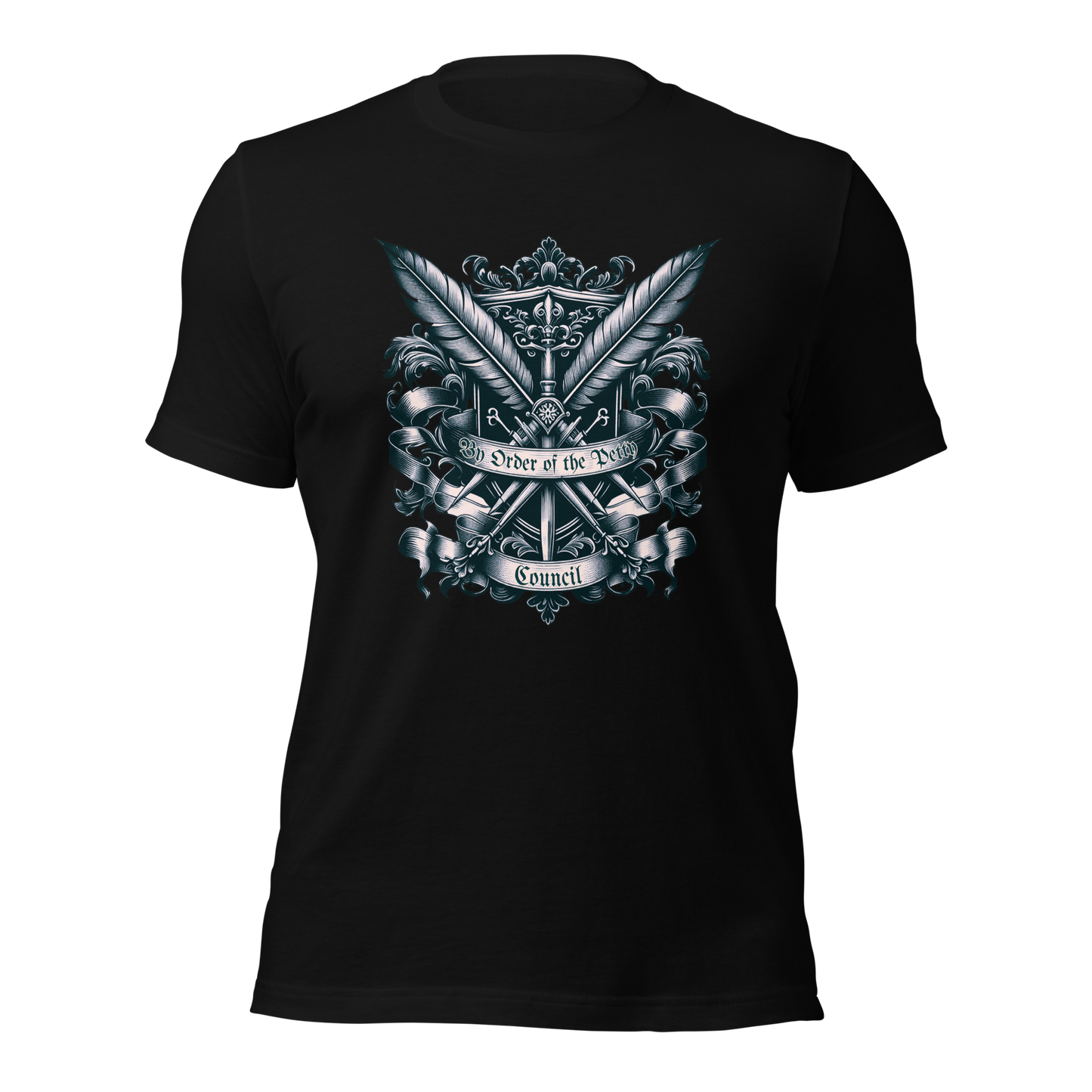 By Order of The Petty Council Tee | Medieval Snarky Crest Shirt | Unisex Gothic Humor Top