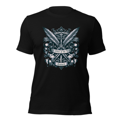 By Order of The Petty Council Tee | Medieval Snarky Crest Shirt | Unisex Gothic Humor Top