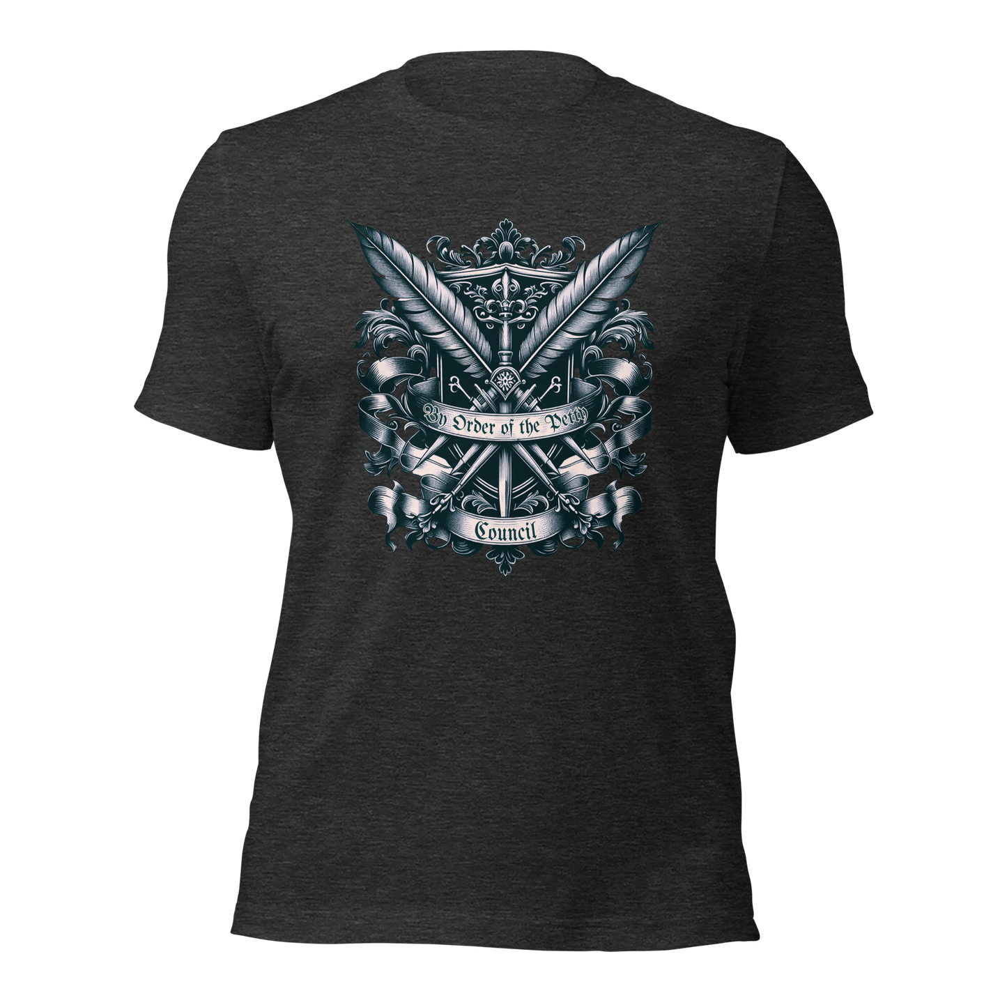 By Order of The Petty Council Tee | Medieval Snarky Crest Shirt | Unisex Gothic Humor Top