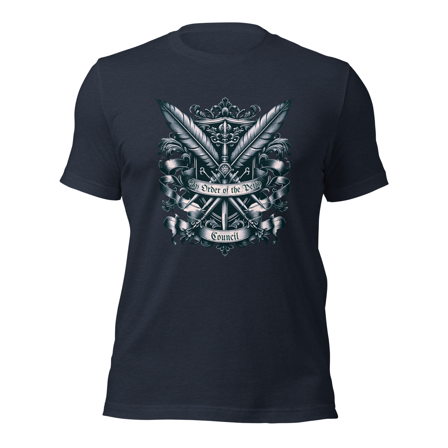 By Order of The Petty Council Tee | Medieval Snarky Crest Shirt | Unisex Gothic Humor Top