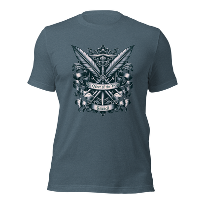 By Order of The Petty Council Tee | Medieval Snarky Crest Shirt | Unisex Gothic Humor Top