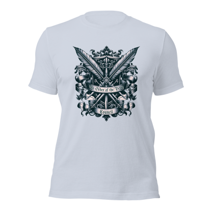 By Order of The Petty Council Tee | Medieval Snarky Crest Shirt | Unisex Gothic Humor Top