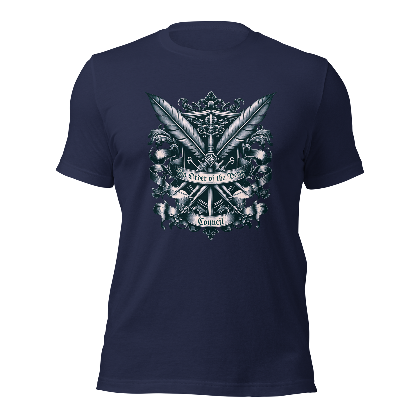 By Order of The Petty Council Tee | Medieval Snarky Crest Shirt | Unisex Gothic Humor Top