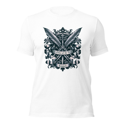 By Order of The Petty Council Tee | Medieval Snarky Crest Shirt | Unisex Gothic Humor Top